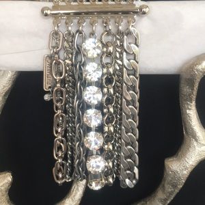 Mariana Silver Chain with Crystal Bracelet!!